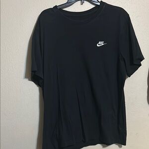 Nike Black Short Sleeve Tees Classic Crew Neck
